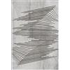 MANI TEXTILE - Tappeto Nour Grigio Dimensioni - 300 x 400