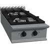 D.L. SERVICE Cucina a gas - N.2 fuochi - cm 40 x 90 x 27 h