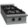 D.L. SERVICE Cucina a gas - N.2 fuochi - cm 40 x 90 x 27 h