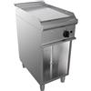 D.L. SERVICE Fry top a gas - Piastra rigata - cm 40 x 70 x 85 h