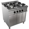 D.L. SERVICE Cucina a gas - N. 4 fuochi - cm 80 x 70 x 85 h