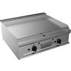 D.L. SERVICE Fry top a gas - Piastra liscia - cm 70 x 70 x 27 h