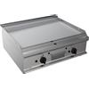 D.L. SERVICE Fry top a gas - Piastra rigata - cm 70 x 70 x 27 h