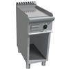 D.L. SERVICE Fry top a gas - Piastra liscia - cm 40 x 90 x 85 h