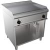 D.L. SERVICE Fry top elettrico - Piastra liscia - cm 80 x 70 x 85 h