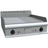 D.L. SERVICE Fry top a gas - Piastra 1/2 liscia 1/2 rigata - cm 80 x 90 x 23 h