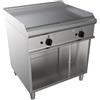 D.L. SERVICE Fry top a gas - Piastra liscia - cm 80 x 70 x 85 h