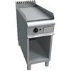 D.L. SERVICE Fry top elettrico - Piastra liscia - cm 40 x 90 x 85 h