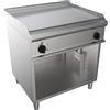 D.L. SERVICE Fry top elettrico - Piastra rigata - cm 70 x 70 x 85 h
