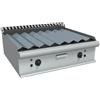 D.L. SERVICE Griglia a gas - Pietra lavica - cm 80 x 70 x 27 h
