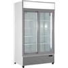 KLIMAITALIA Vetrina refrigerata con cassonetto luminoso - Capacità 888 litri - 2 porte scorrevoli - 113 x 70 x 202,3 cm