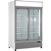 KLIMAITALIA Vetrina refrigerata con porte scorrevoli - 1057 Lt - 0/+10 °C - 133 x 70 x 202,3 cm
