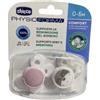 CHICCO (ARTSANA SpA) Chicco Succhietti Comfort Girl Silicone 0-6 M 2 Pezzi