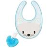 CHICCO (ARTSANA SpA) Chicco Fresh Bib 3 in 1 Massaggiagengive e Bavaglia Azzurro 4m+