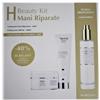LABO INTERNATIONAL Srl Labo H Beauty Kit Mani Riparate-Peeling Zone Difficili 100 ml, Trattamento Mani Riparatore 60 ml, Acqua Profumata 50 ml