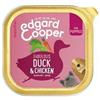 4 HEALTHY PETS NV Edgard Cooper Cibo Umido per Cani Cuccioli Fabulous Anatra e Pollo Con Broccoli e Carota 150 gr