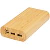 Power bank in bamboo personalizzato Tulda 20000 mAh personalizzate o neutre