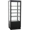 D.L. SERVICE Vetrina Refrigerata Capacita Litri 98 N.4 lati vetro cm 42.5 x 38 x 110 h