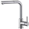 Newform - XT Miscelatore cucina con bocca "L" girevole e doccetta estraibile - 4340