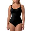 Risalti Body Contenitivo Modellante Donna Spallino Regolabile - Shapewear Bodysuit in Microfibra Seamless, Snellente per Vita Pancia Fianchi, Intimo Modellante - Made in Italy