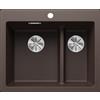 Blanco PLEON 6 SPLIT Caffè 1521698 - 521698 con Set Stainless Steel con Set Stainless Steel