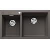 Blanco PLEON 9 Grigio Vulcano vasca grande a destra 1527325 - 527325 con Set Stainless Steel
