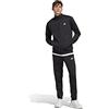 Adidas, M Lin Tr Tt Ts, Tuta Da Ginnastica, Nero/Nero/Nero/Bianco, M, Uomo