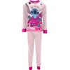 Disney Stitch Pigiama per Ragazze, T-Shirt e Pantaloni Lunghi Set 2 Pezzi per Ragazza, Pigiama in Morbido Pile Rosa con Design Stitch Regalo, Pigiama Regalo per Bambina | Taglia 4 Anni - Rosa