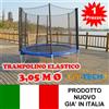 FP-TECH TRAMPOLINO ELASTICO DA GIARDINO 3,05 M Ø 305 TAPPETO ELASTICO ESTERNO SPORT RETE