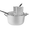 Pentole Agnelli Casseruola alluminio - 3 colapasta a spicchio incl.
