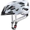 uvex active, casco tuttofare sicuro unisex, regolazione individuale delle dimensioni, ampliabile con luce a LED, cloud-silver, 56-60 cm