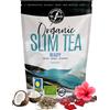 VITSTORM Tisana Drenante Forte Dimagrante Anticellulite VITSTORM® - Infuso Biologico Detox con Tè Bianco, Cocco, Papaya e Rosa - Per Capelli, Pelle e Unghie - Slim Tea Beauty - Tè Sfuso 100g