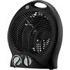 eden pulse Termoventilatore elettrico verticale, termoventilatore nero 26,8 x 25,7 cm 2000 W, regolabile, 3 funzioni