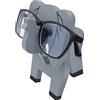 VIPbuy Supporto per occhiali da vista in legno 3D, per animali, per casa, ufficio, scrivania, per donne, adulti (elefante)