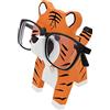 VIPbuy Supporto per occhiali da vista in legno 3D, per animali, per casa, ufficio, scrivania, per donne, adulti (tiger)