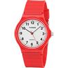 TASGO Orologio da polso da donna, minimalista, alla moda, classico, da donna, al quarzo, facile da leggere, sottile, impermeabile, per donne, studenti, ragazze e ragazze, T129 rosso