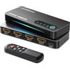 AVIDGRAM Switch HDMI 2.1 4K 120Hz 3 in 1 Out, AVIDGRAM Switcher con telecomando IR, 3 porte 8K 60Hz Auto Selettore Slim Hub 48 Gbps, compatibile con Xbox Series X, PS4 Pro, PS5, UHD TV UHD