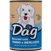 Dag Dog Adult All Breeds Bocconi 415 gr - Tonno e merluzzo - Cibo Umido per Cani - 1° ORDINE? scegli lo sconto BZR5 / BZR20 + 200 punti fedeltà