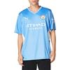 PUMA Manchester City F.C. Manchester City Stagione 2021/22, Attrezzatura da Gioco, Maglia Home, Uomo, Team Light Blue-Puma White, XXL