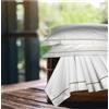 Spizzico Home COMPLETO LETTO PERCALLE CON CORDONETTO - 1 Completo - Singolo Angolo (Sopra 160x300; Sotto 90x200+29 + 1 Federa)