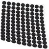 Adsamm® / 108 x antiscivolo autoadesivi/neri/Ø 10 mm/tondi/piedini adesivi antisdrucciolo in gomma espansa EPDM/cuscinetti protettivi per arredi Adsamm® Quality