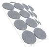 Adsamm® / 24 x feltrini autoadesivi/Grigio/ø 50 mm/Rotondo/piedini per mobili in feltro da 3.5 mm di spessore/pad protettivi per arredi