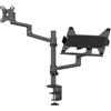 Neomounts DS20-425BL2 - supporto da tavolo flessibile per schermi 17-27 e laptop 11,6-17,3 - nero