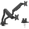 Neomounts DS70S-950BL2 - supporto da tavolo completamente mobile per due schermi da 17-35 - nero