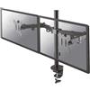 Neomounts FPMA-D550DBLACK - supporto da tavolo per due schermi piatti fino a 32 - nero