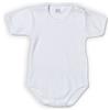 Ellepi - Body Neonato bianco a maniche corte in caldo cotone 18 Mesi - 86 cm
