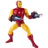 Marvel Hasbro Legends Series 20th Anniversary Series 1 Iron Man Action Figure Collectible Toy, 9 accessori, Multicolore