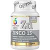 OPTIMA NATURALS Zinco Zn 15 - Integratore per il mantenimento di pelle unghie e capelli 120 compresse