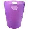 Exacompta 45319D Set di 8 Cestini gettacarta Viola translucido