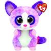 Ty - Peluche - Beanie Boos - Galago Scimmia - Becca - Rosa e Viola - Orsetto con occhioni glitter rosa - Il morbido pupazzo con gli occhi grandi scintillanti - 15 Cm - 36395, 2009296